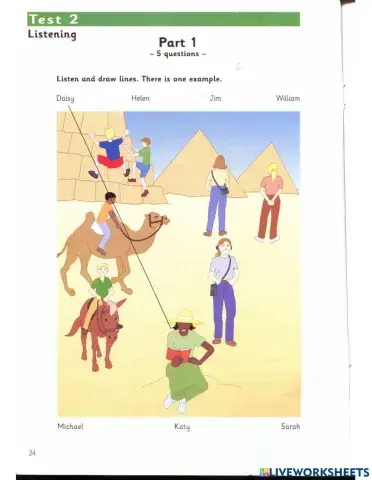 Flyers - Test 2 - Book 1 - Listening