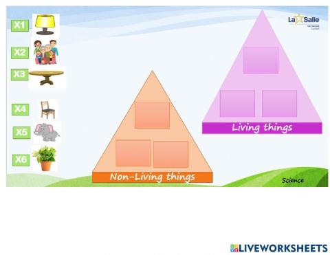 Living and non- living