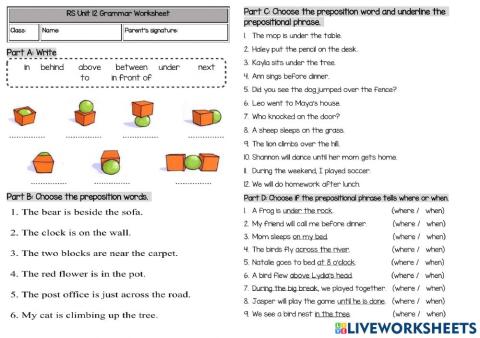 Prepositional Phrase