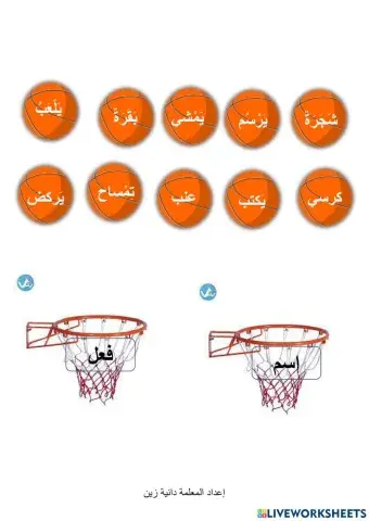 تمييز الاسماء والافعال