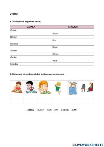 VERBS ENGLISH