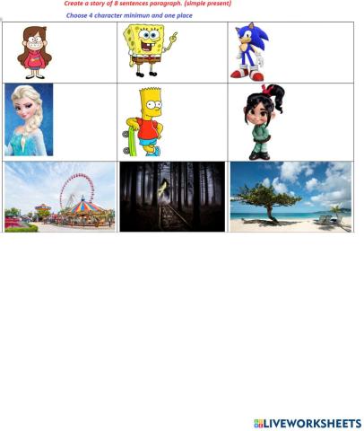 Simple present story