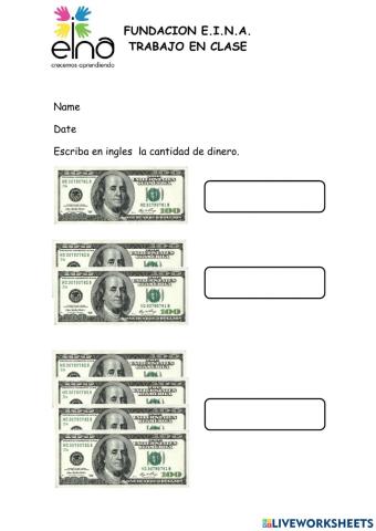 Trabajo en clase 100