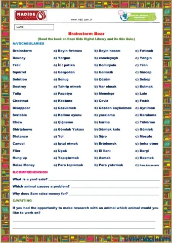 Reading (Brainstorm Bear)