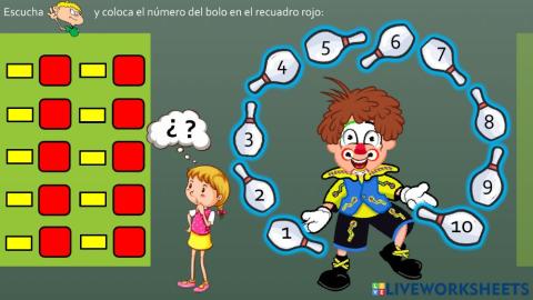 Numbers 1 to 10 - Listening