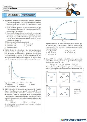 Reações reversíveis