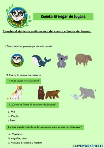 Cuento El hogar de Suyana