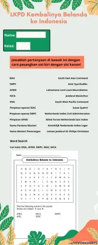 LKPD Perjuangan Mempertahankan Kemerdekaan Indonesia