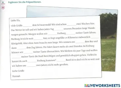 Präpositionen mit Dativ, Gebrauch