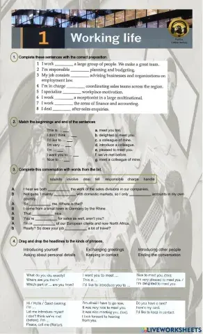 Unit 1 - English for Business