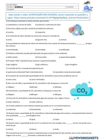 Acidificação dos oceanos