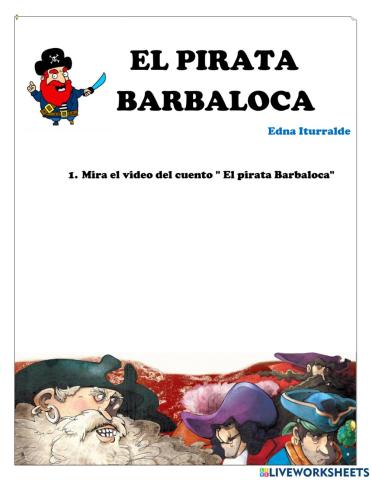 Cuento El Pirata Barbaloca