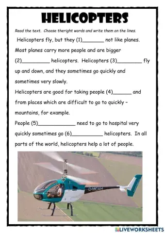 Helicopters