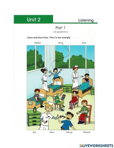 Flyers Skill Builder Unit 2 Listening