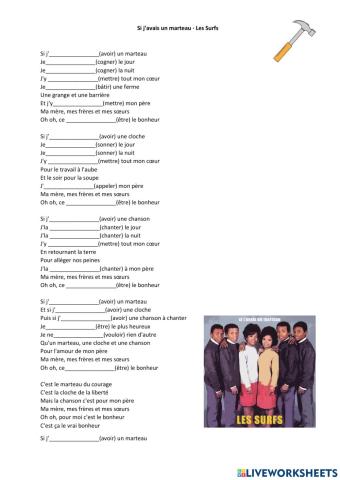 Si j'avais un marteau · Les Surfs