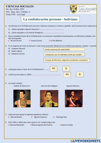 La Confederación Peruano Bolviana