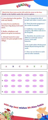 ( Exercise 13 ) Reading