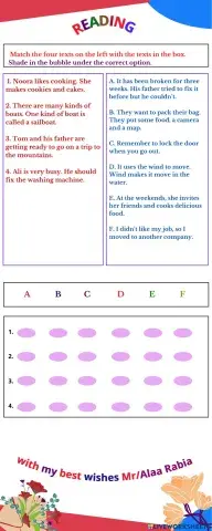 ( Exercise 15 ) Reading