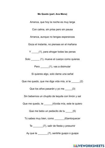 Me quedo - NIl Moliner, Ana Mena