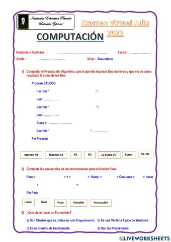 Computación Secundaria