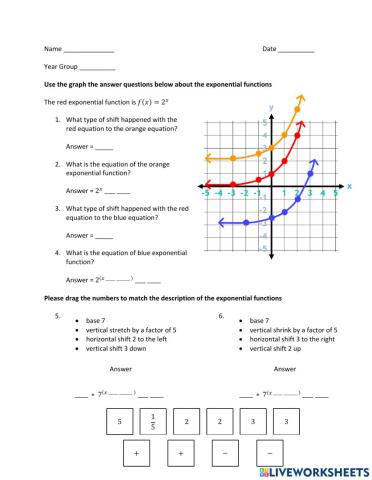Exponential Functions - Changing the Graph