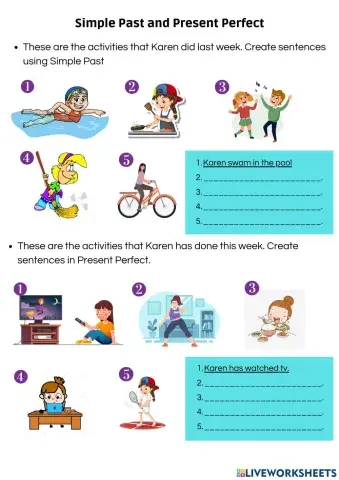 Simple Past and Present Perfect
