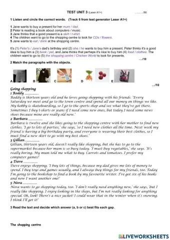 Laser A1+- Test Unit 3