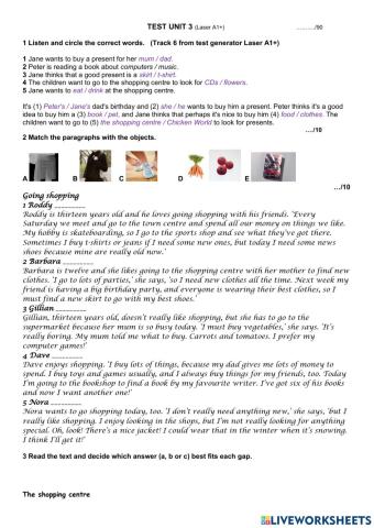 Laser A1+- Test Unit 3