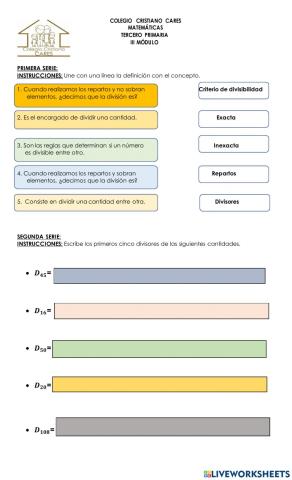 Evaluación Módulo III Matemáticas