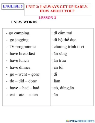 English 5- unit 2- lesson 3
