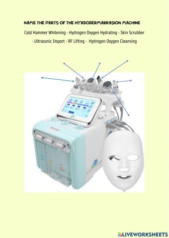 Hydrafracial machine