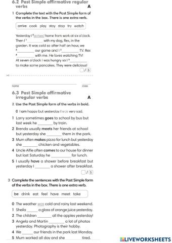 Gg2 test unit 6 grammar