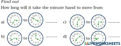 Minute hand time