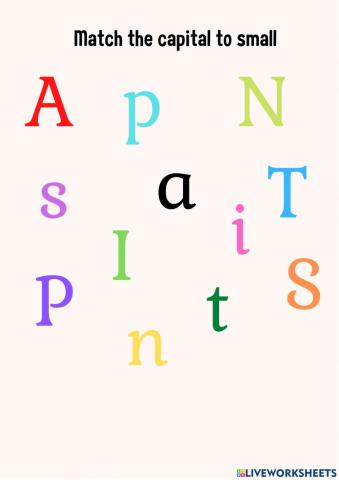 Matching the capital to small