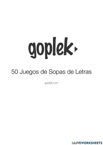 Sopa letras