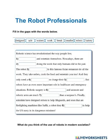 The Robot Professionals