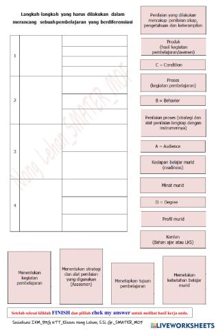 Langkah-Langkah Dalam Penyusunan RPP Berdiferensiasi