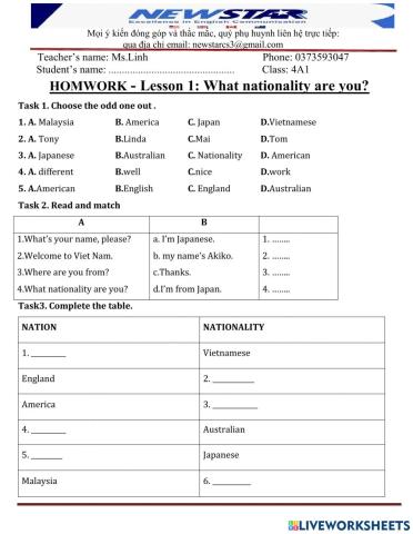 BTVN 4A1 L1 What nationality are you?