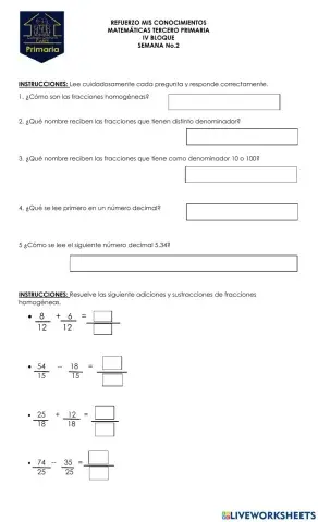 Refuerzo Matemático 2 Módulo IV