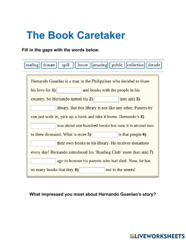 The Book Caretaker