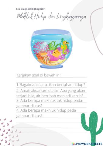 Makhluk hidup dan lingkungannya