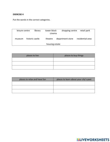 IE1, Unit 2, Grammar and Vocabulary, Exercise 4