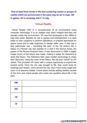 Find vowel sounds in a text