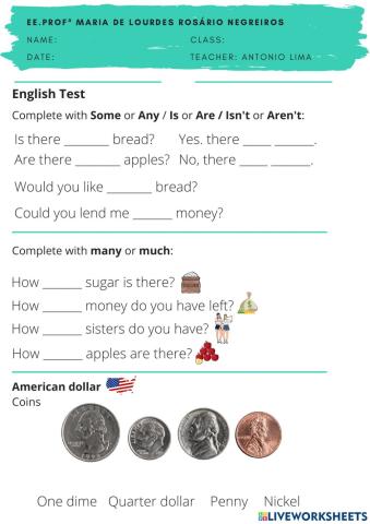 English Test - 4th bimester