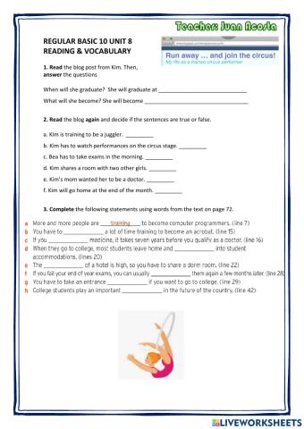 Reading comprehension