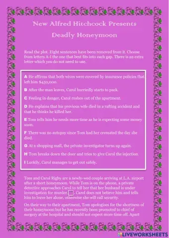 New Alfred Hitchcock Presents: Deadly Honeymoon