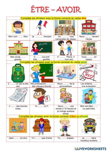 AVOIR ou ÊTRE ?