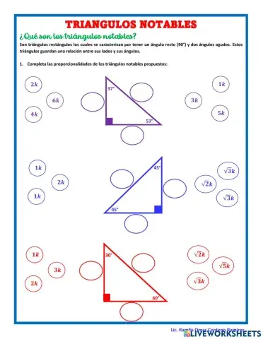 Triángulos Notables