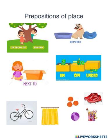 Place prepositions