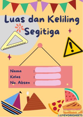 Keliling dan Luas Segitiga